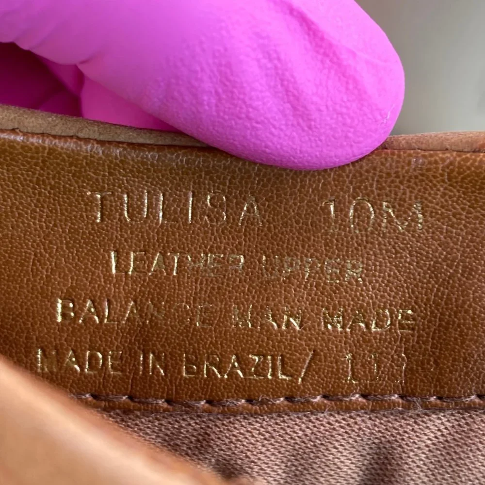 Steve Madden Tulisa Womens Size 10M Ankle Boot Brown Nubuck Leather Open Toe Zip - Picture 11 of 11